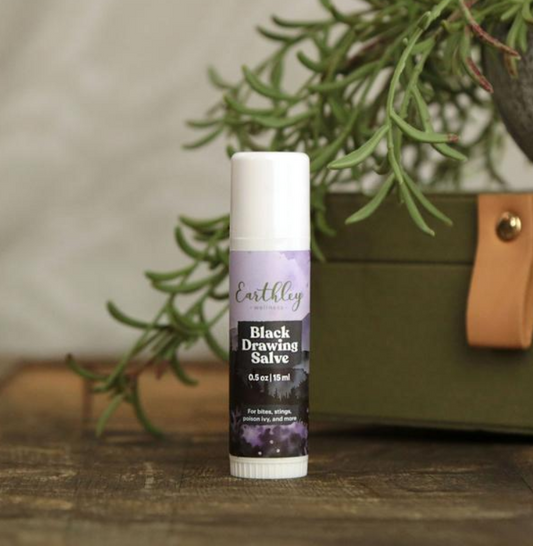 Earthley Black Drawing Salve 0.5oz