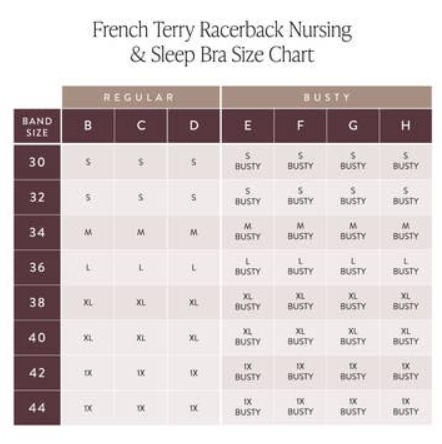 French Terry Racerback Nursing & Maternity Sleep Bra-Beige