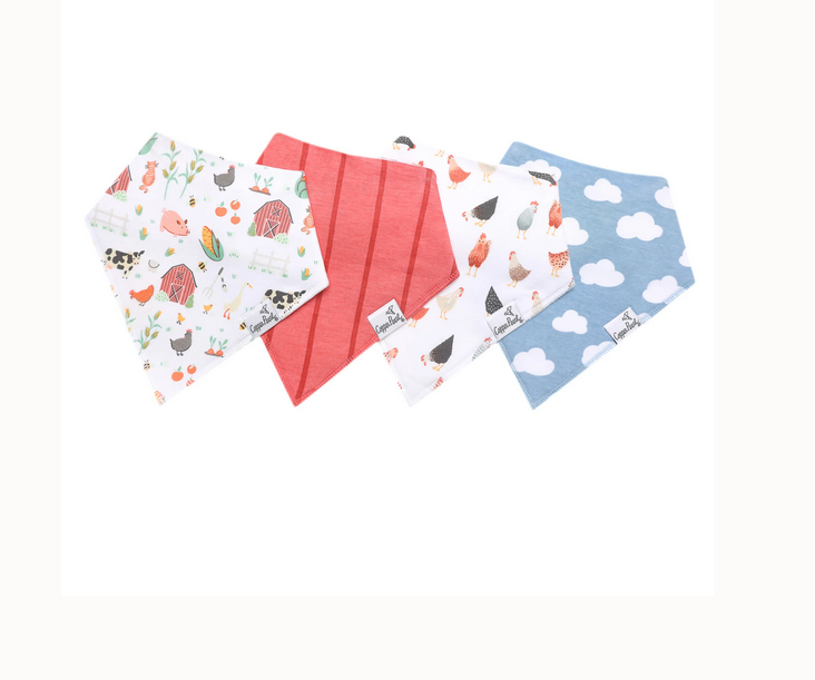 Farmstead Single Bandana Bib By Copper Pearl