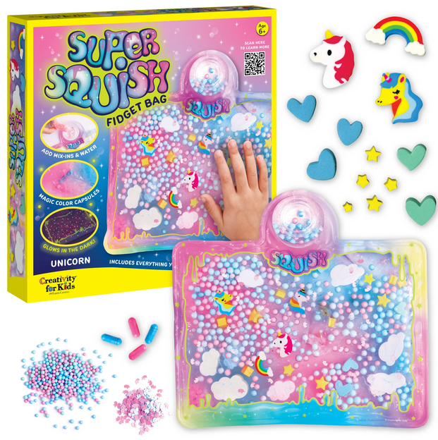 Super Squish Fidget Bag Unicorn Activity