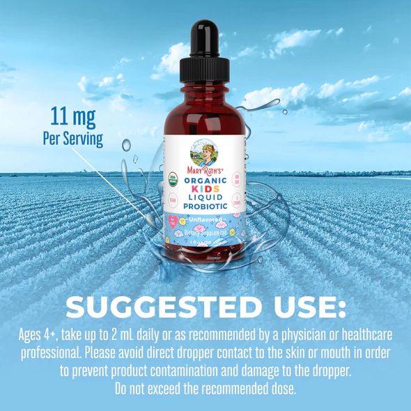 MaryRuths Organic Kids Probiotic Liquid Drops 1 fl. oz.