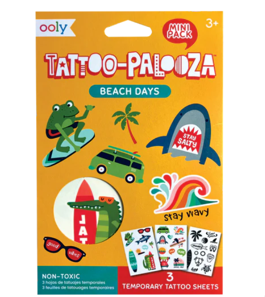 Mini Tattoo Palooza: Beach Days Temporary Tattoos