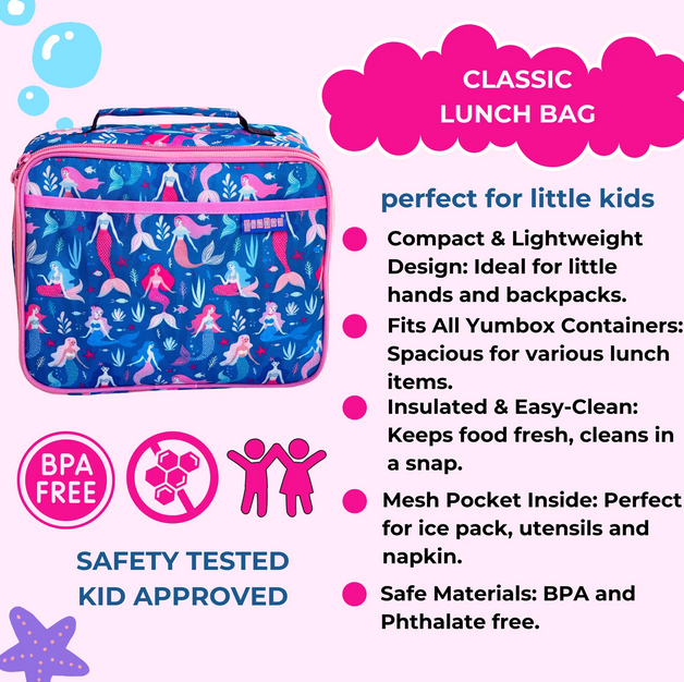 Yumbox -Lunch Bag  -Mermaid Print