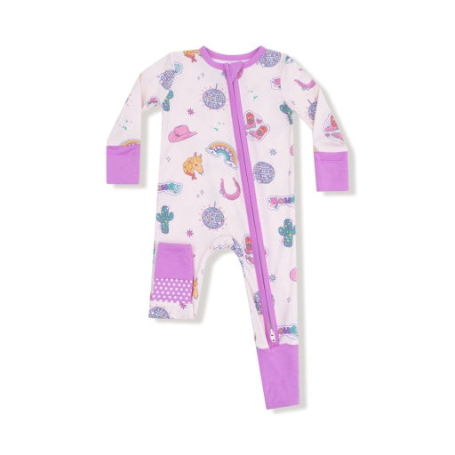 Disco Cowgirl  - 2 Way Zipper Romper