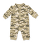 Camo French Terry - Zip Neck Romper