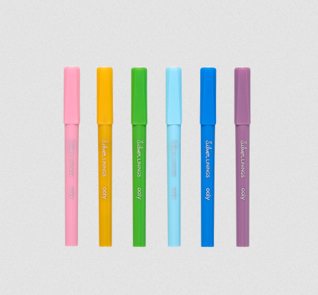 Silver Linings: Colorful Outline Markers