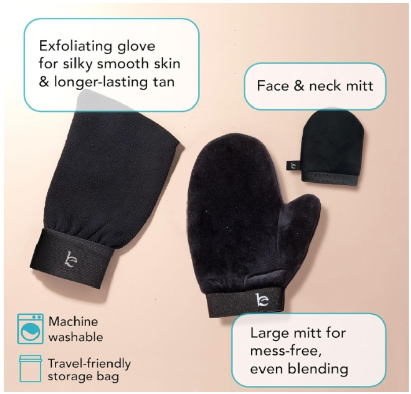 Self Tanner Body + Face Applicator / Exfoliating Glove