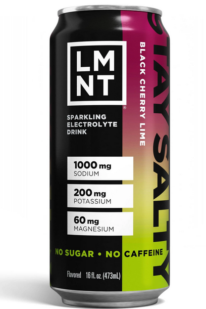 -Single Sparkling LMNT Black Cherry Lime