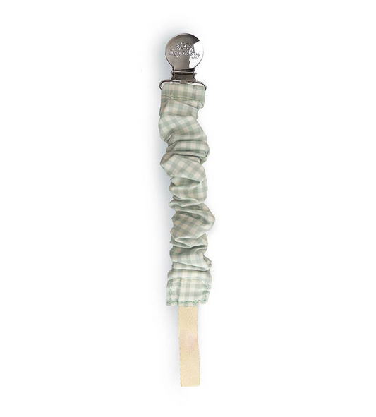 Ritzy Cinch™ Green Gingham - Pacifier Strap