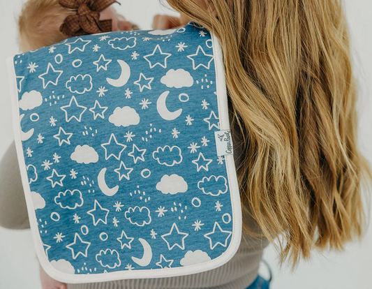 Copper Pearl Rufus Burp Cloth