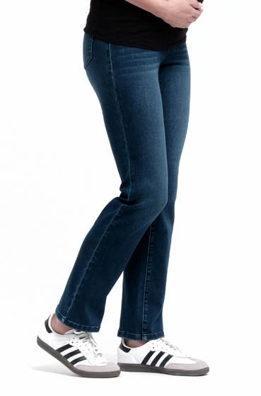 Maternity 30" Better Butter Slim Straight Jean in Lanie