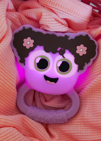 Glo Pals Light Up Rattle Purple