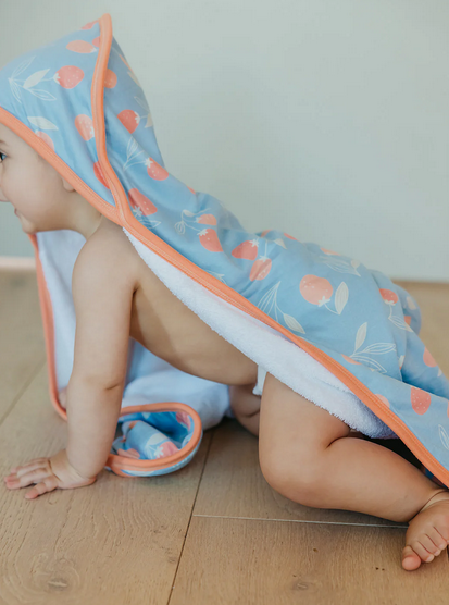 Clementine Knit Hooded Towel