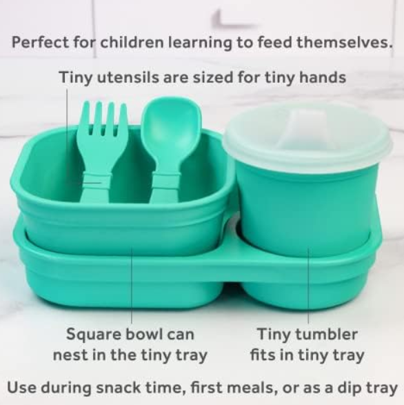 Tiny Dining 1st Meals Set - Aqua