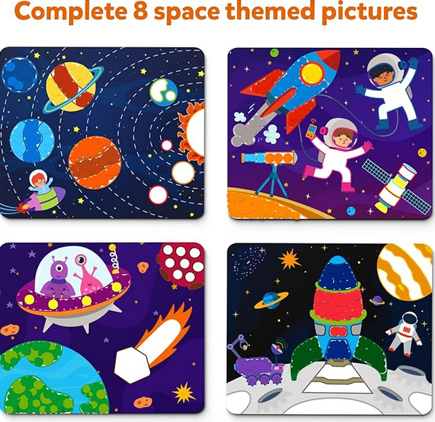 Dot It Space Sticker Activity