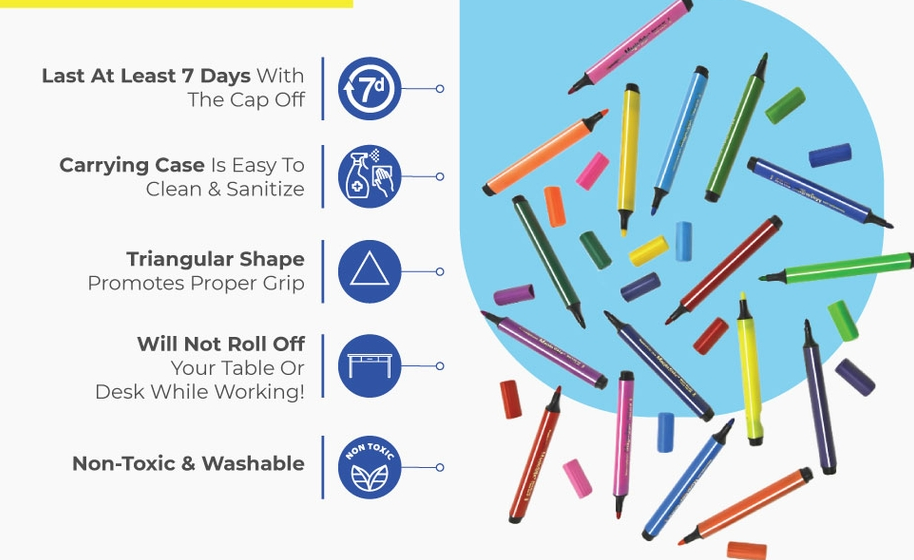 Magic Stix Washable Acrylic Markers