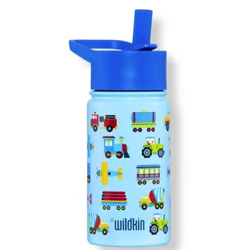 Trains, Planes & Trucks 14 oz Stainless Steel Water Bottle