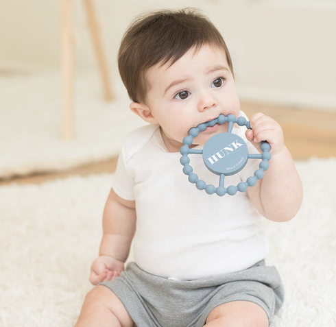 Hunk Blue Happy Teether