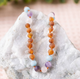 Mermaid Gems + Raw Baltic Amber Beaded Necklace 11"