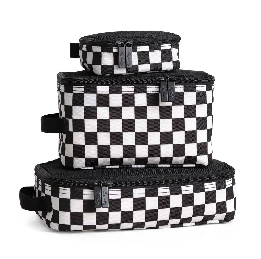 Itzy Ritzy Checkerboard Pack Like A Boss™ Packing Cubes