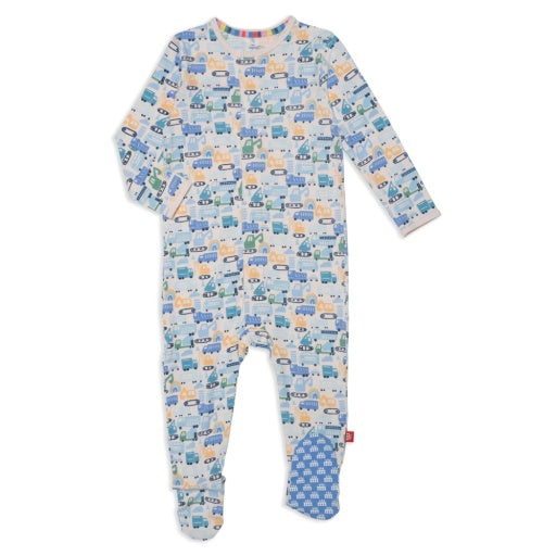 As Truck Would Have it Footie Pajamas 9-12M