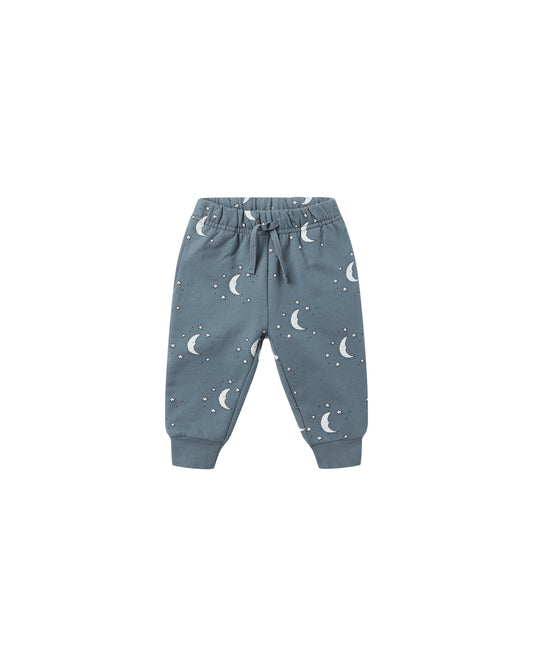 *RELAXED FLEECE SWEATPANT || SILVER MOONS