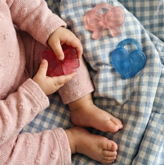 Cutie Coolers -Bows  Water Filled Teethers - 3 pack