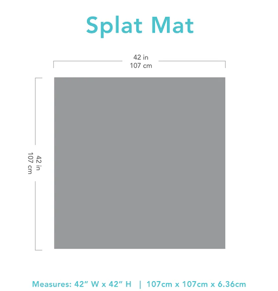 Splat Mat: Charcoal Check