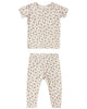 BAMBOO SHORT SLEEVE PAJAMA SET WILDFLOWER