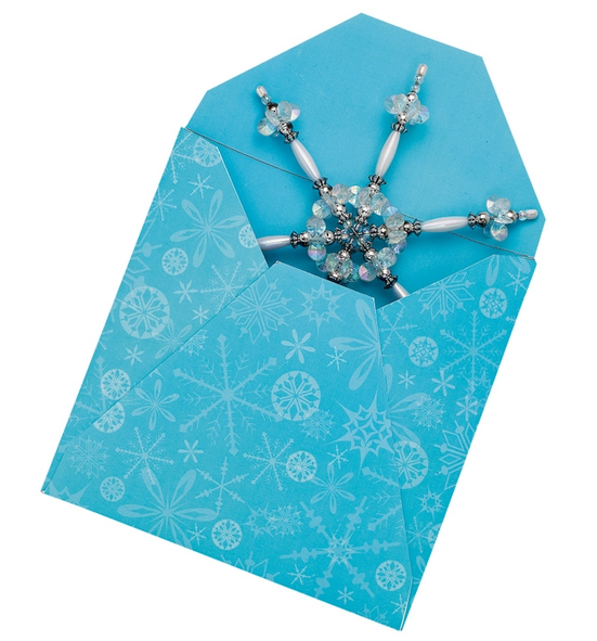 Beaded Snowflake Ornaments - DIY Holiday Craft Kit