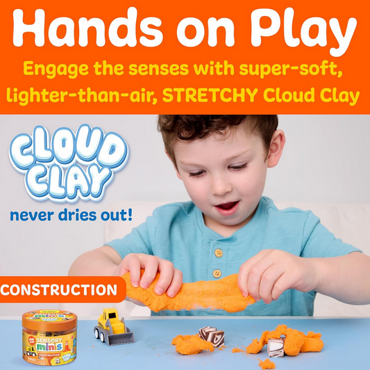 Sensory Minis Construction - Cloud Clay