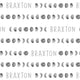 Sugar + Maple Plush Minky Fleece Personalized Blanket | Moon Phases