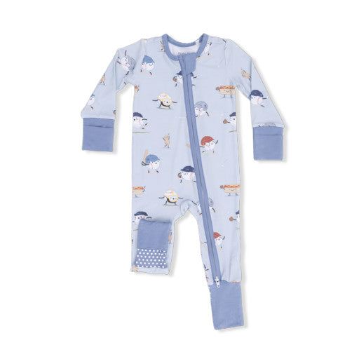 Baseballs Playing Baseball - Convertible Romper