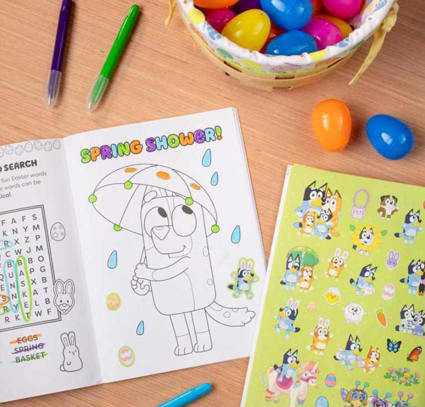 Bluey Colortivity: Happy Easter, Bluey! By Delaney Foerster