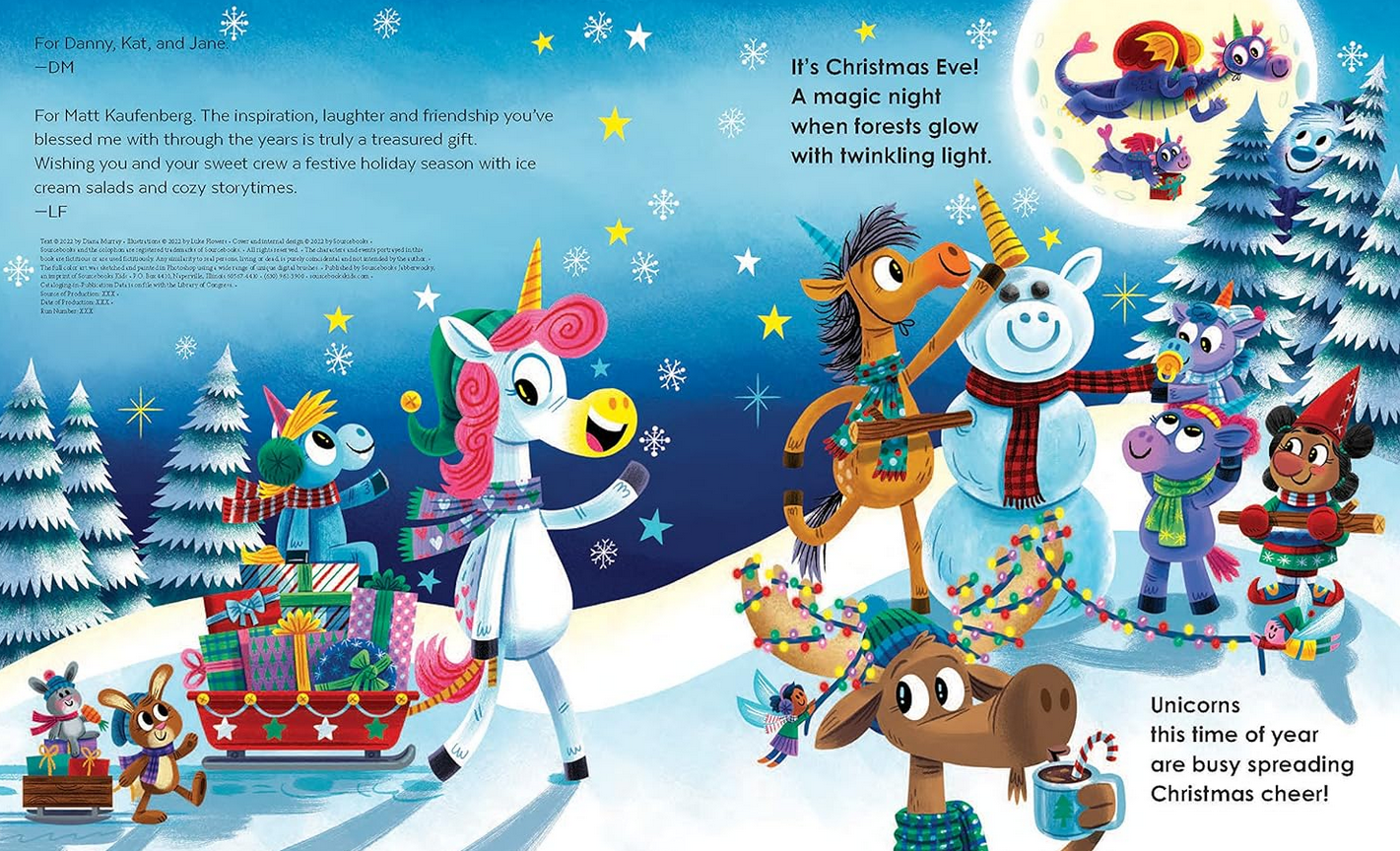 Unicorn Christmas Book