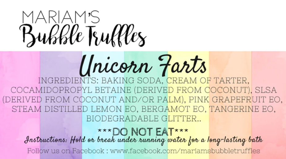 Bubble Truffle Unicorn Farts 2 Pack