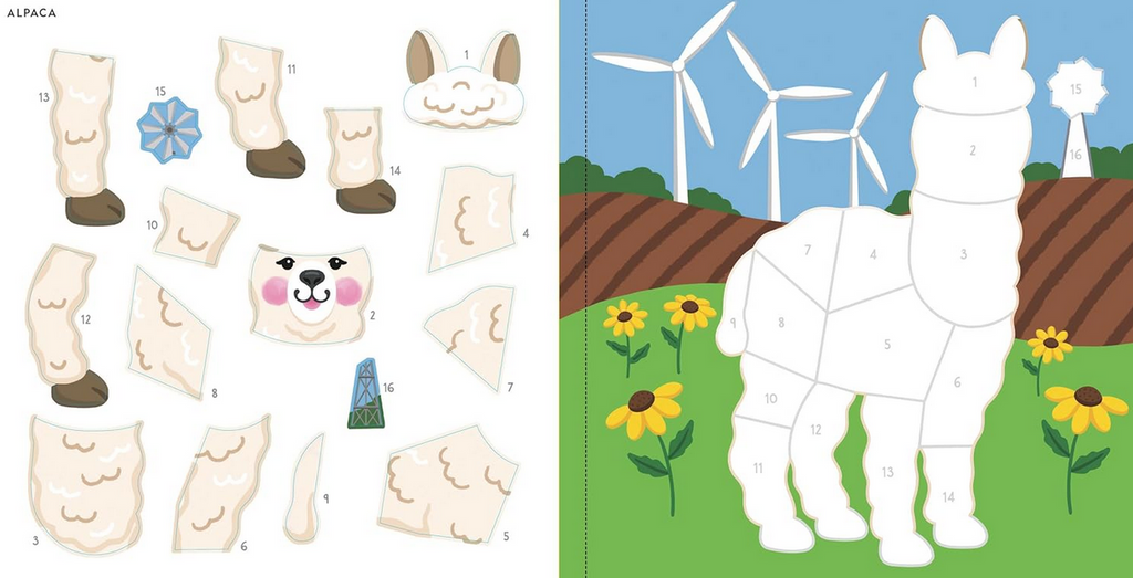 My First Color-by-Sticker Book -- Farm Animals