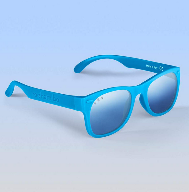 Roshambo Zack Blue/Chrome Polarized- Toddler(Ages 2-4) - Sunglasses
