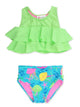 Flounce Bikini 2-Piece Swimsuit - NEON JELLY TIME