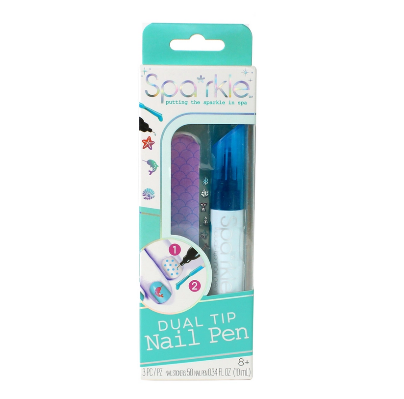 Spa*Rkle Dual-Tip Nail Pens Blue