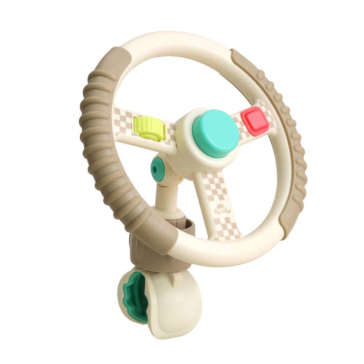 Bitzy Driver Steering Wheel Wagon and Stroller Activity Toy