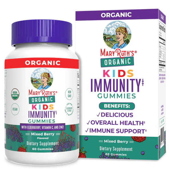 -Mary Ruth's Kids Immunity Organic Gummies