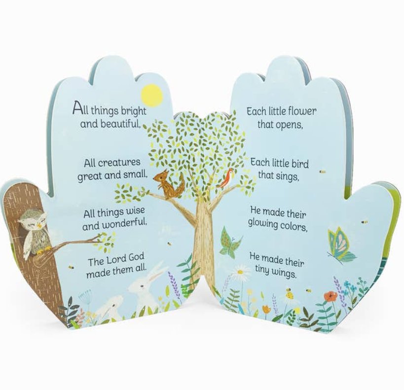 Jesus Loves Me Praying Hands Shaped Board Book
