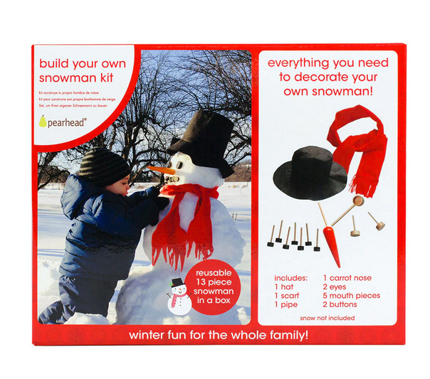 Build Your Own Snowman Christmas & Holiday Kit, DIY Kit