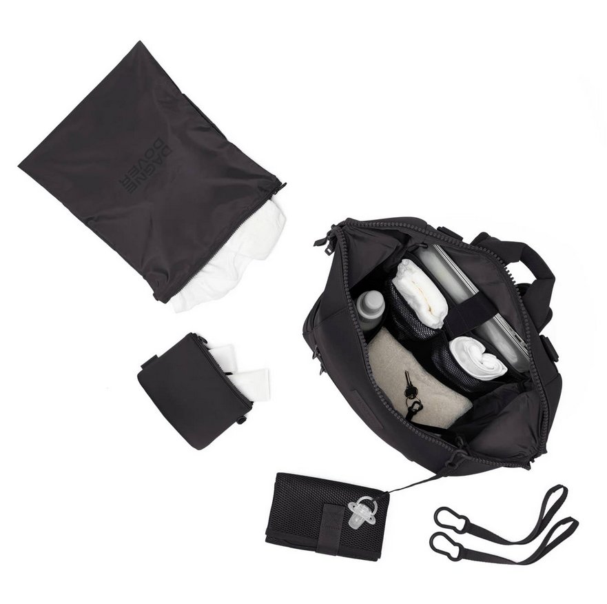 Indi Diaper Backpack in Onyx, Large