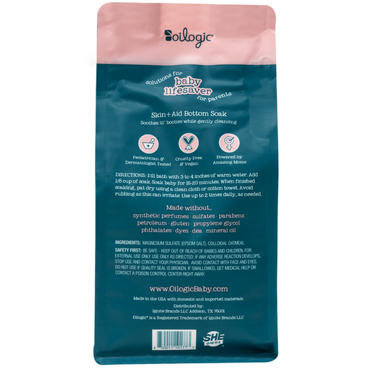 Skin+Aid Oatmeal Epsom Salt Bottom Soak