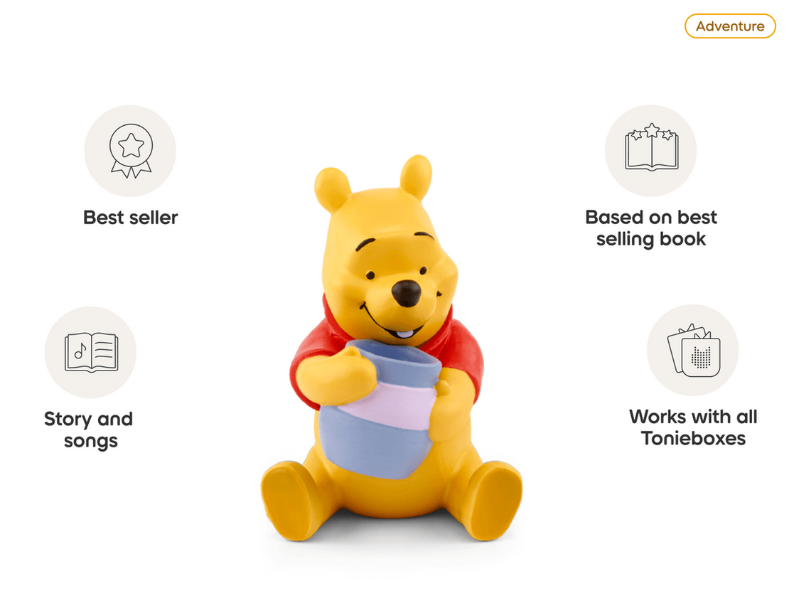 Tonies 2 Playset- Winnie the Pooh (Sunset Red)