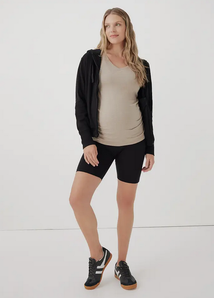 * Maternity On the Go-To Bike Short | Black