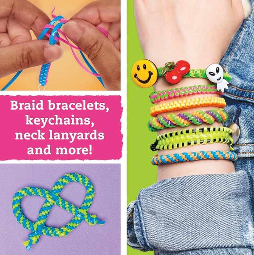 KLUTZ The Best Ever Book of Lanyard, Scoubidou, and Boondoggle Craft Kit