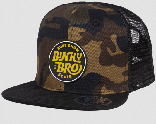 Flat Top Hat Camo 4-12m